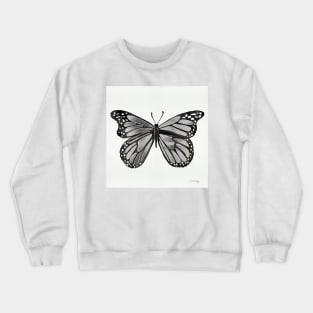 Silver Butterfly Crewneck Sweatshirt